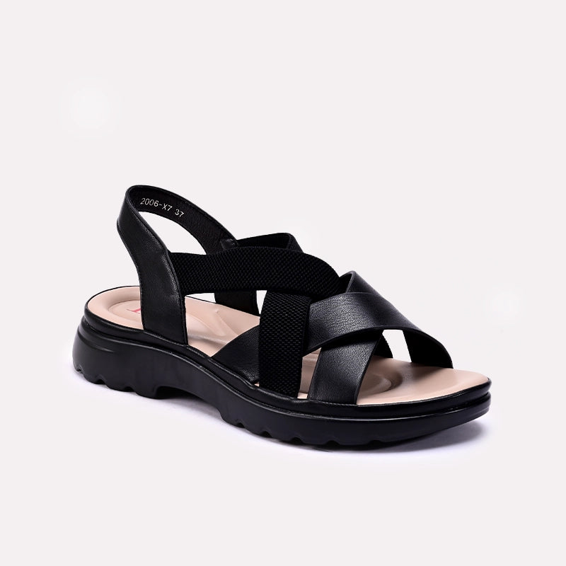 Black Casual Sandals
