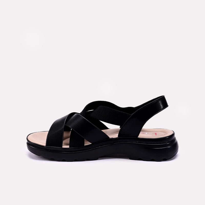 Black Casual Sandals for Women