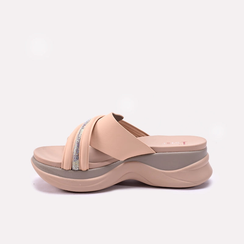 Fawn Chunky Casual Slippers for Women