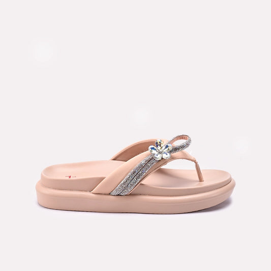 Womens Fawn Comfy Flip Flops