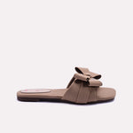 Womens Fawn Flat Casual Slippers 0412988
