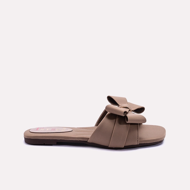 Womens Fawn Flat Casual Slippers 0412988