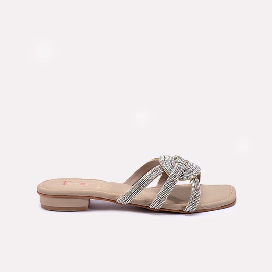 Womens Fawn Flat Fancy Slippers 0412803
