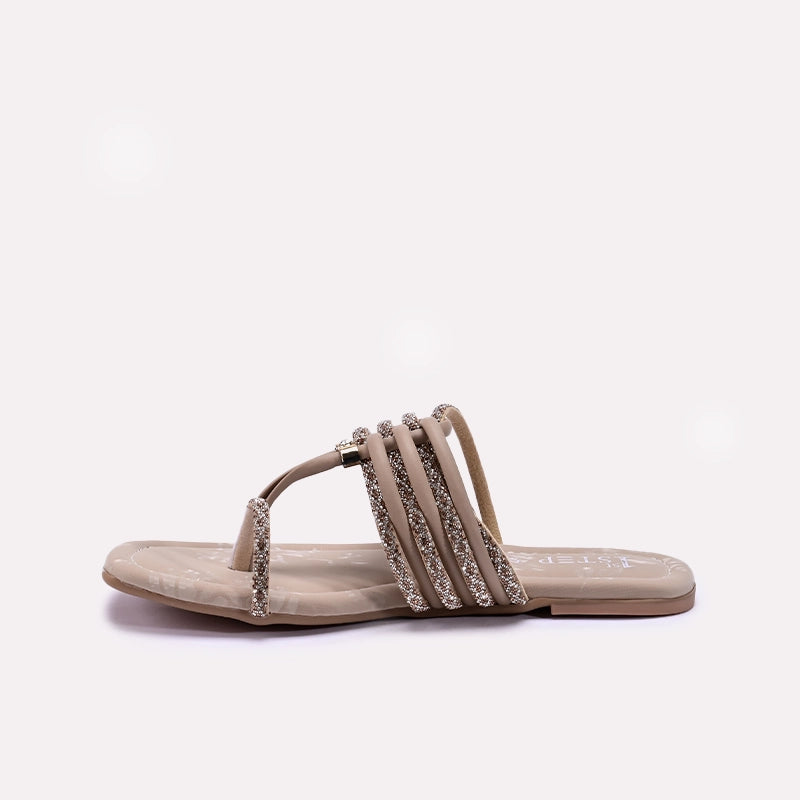 Womens Fawn Flat Fancy Slippers 0413175