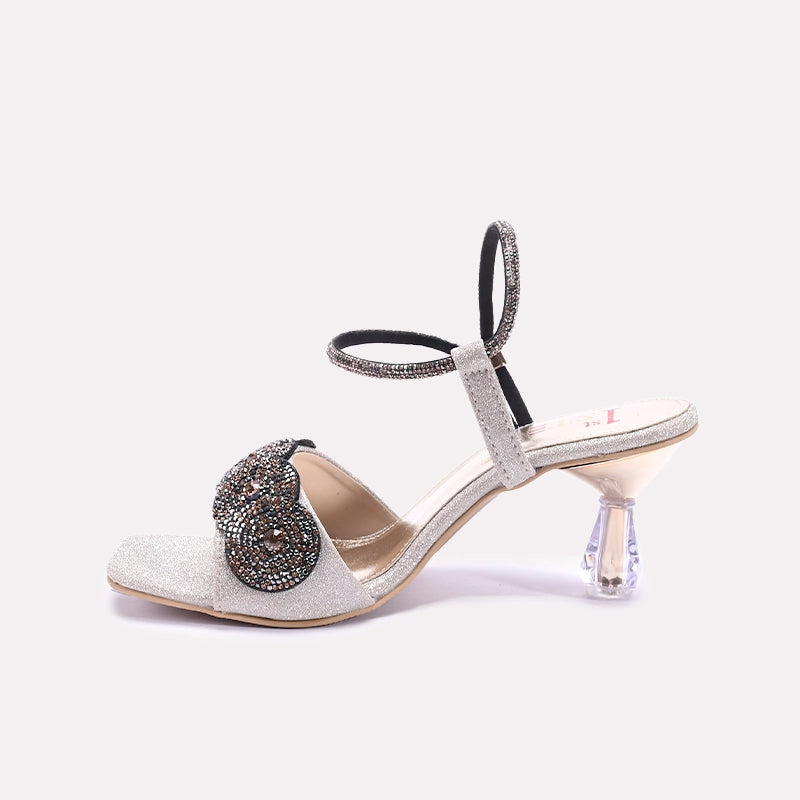 Womens Gold Fancy Sandals 0421439