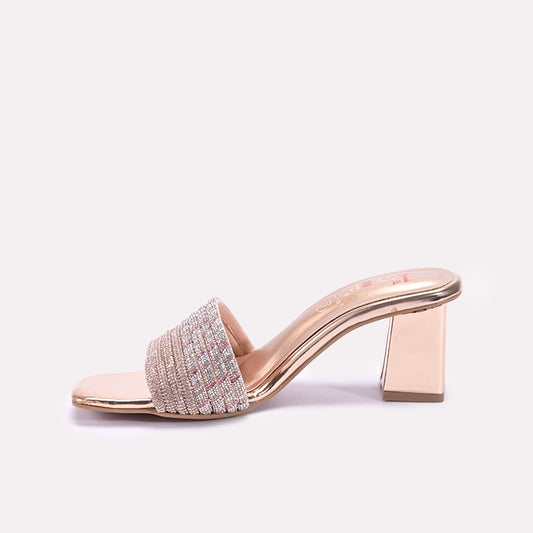 Womens Peach Bridal Slippers 0412794