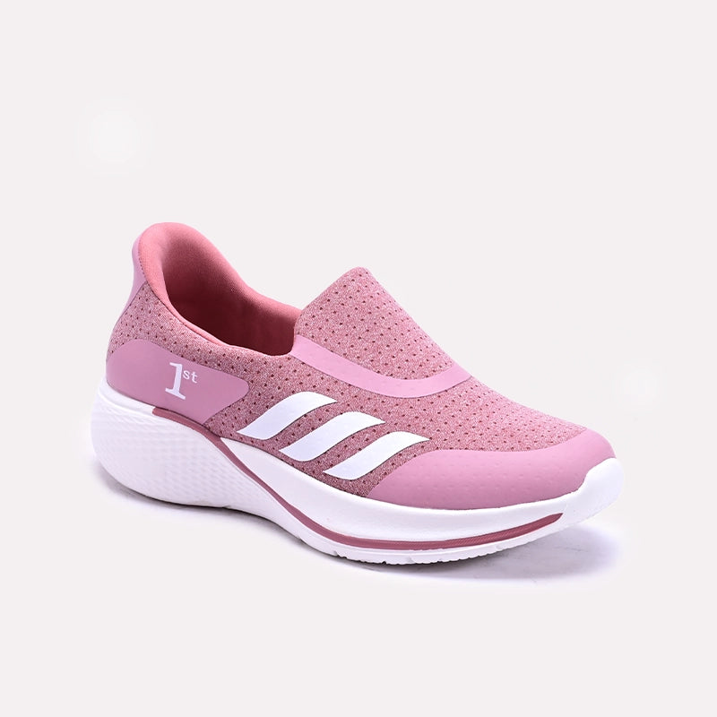 Pink Slip on Sneakers