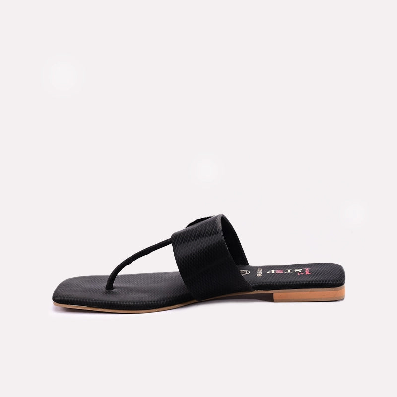 Black Casual Slippers for Women
