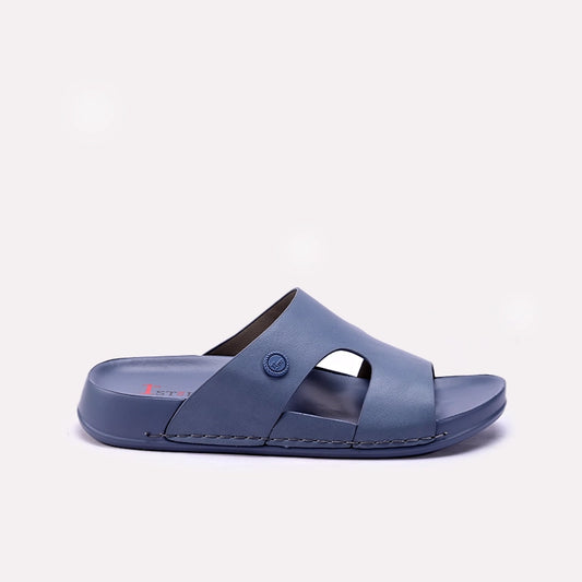 Womens Blue Casual Slippers
