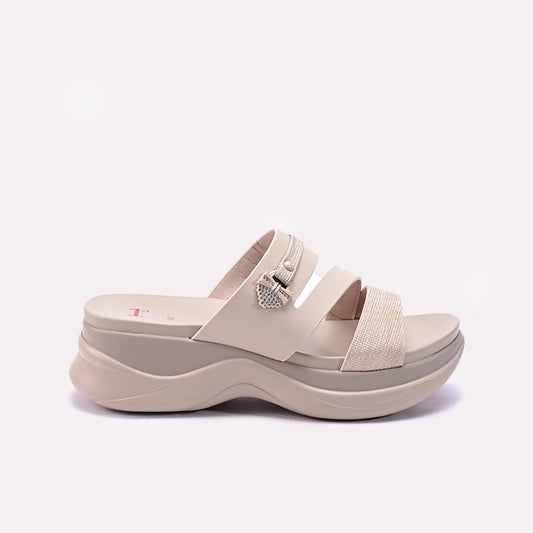 Womens Fawn Chunky Casual Slippers