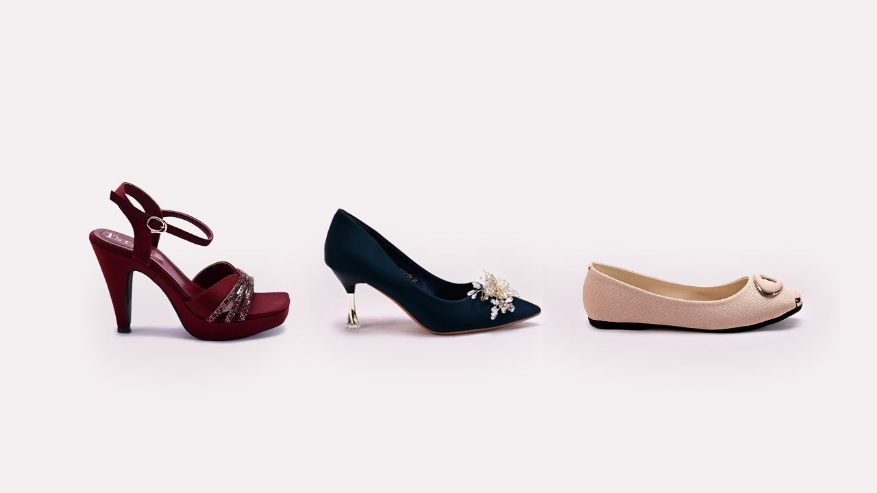 Ladies Shoes in Pakistan: Trendy Pumps, Sandals & Fancy Footwear