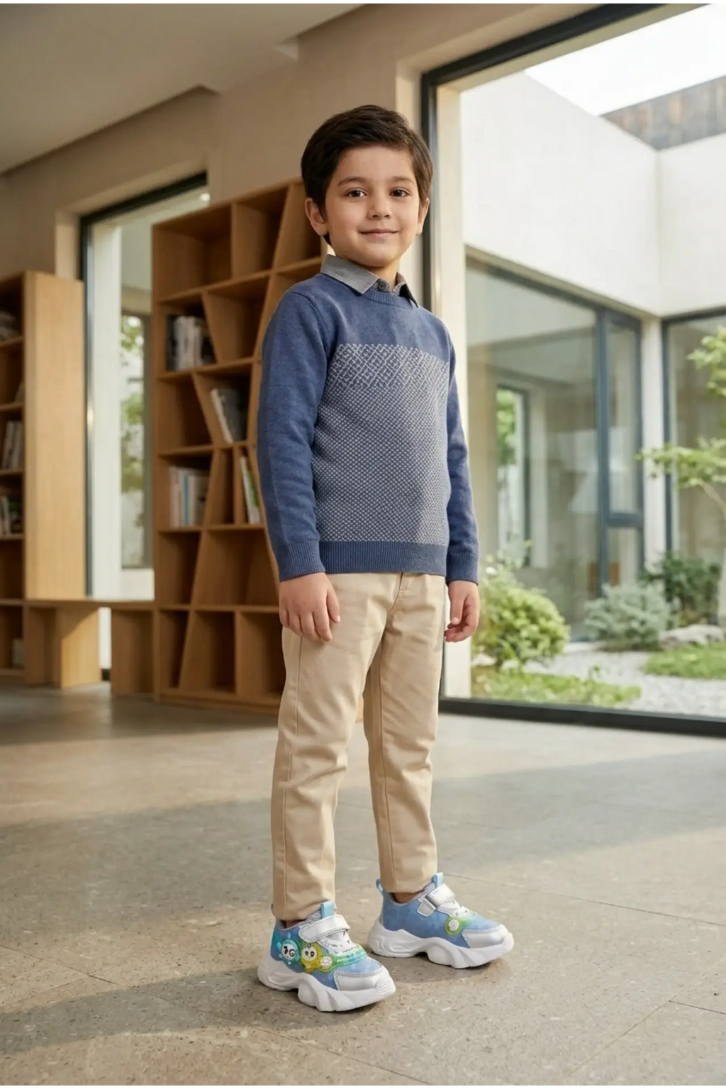 Boy Gray Jogger Shoes 0650619