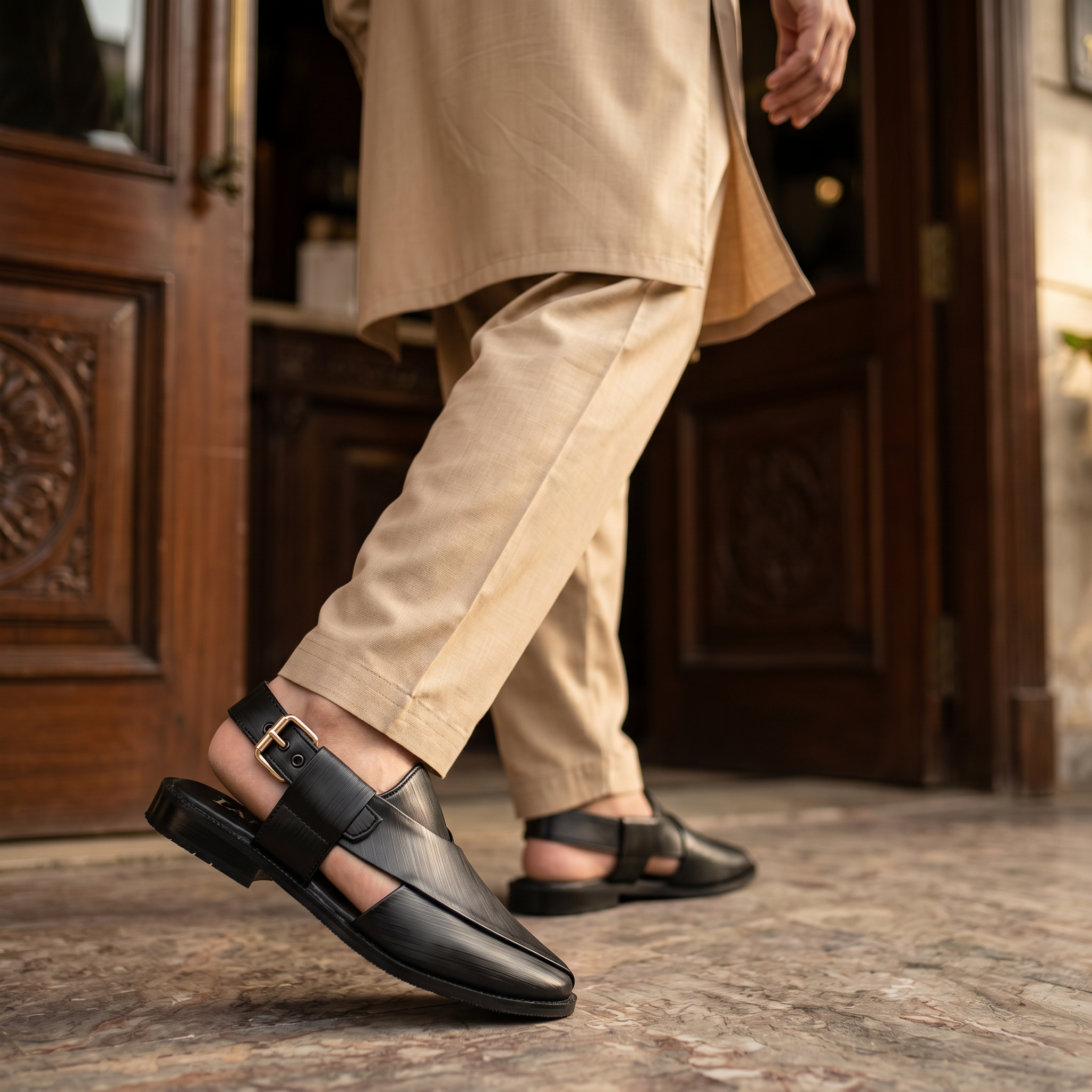 Peshawari Sandal Black 0141354
