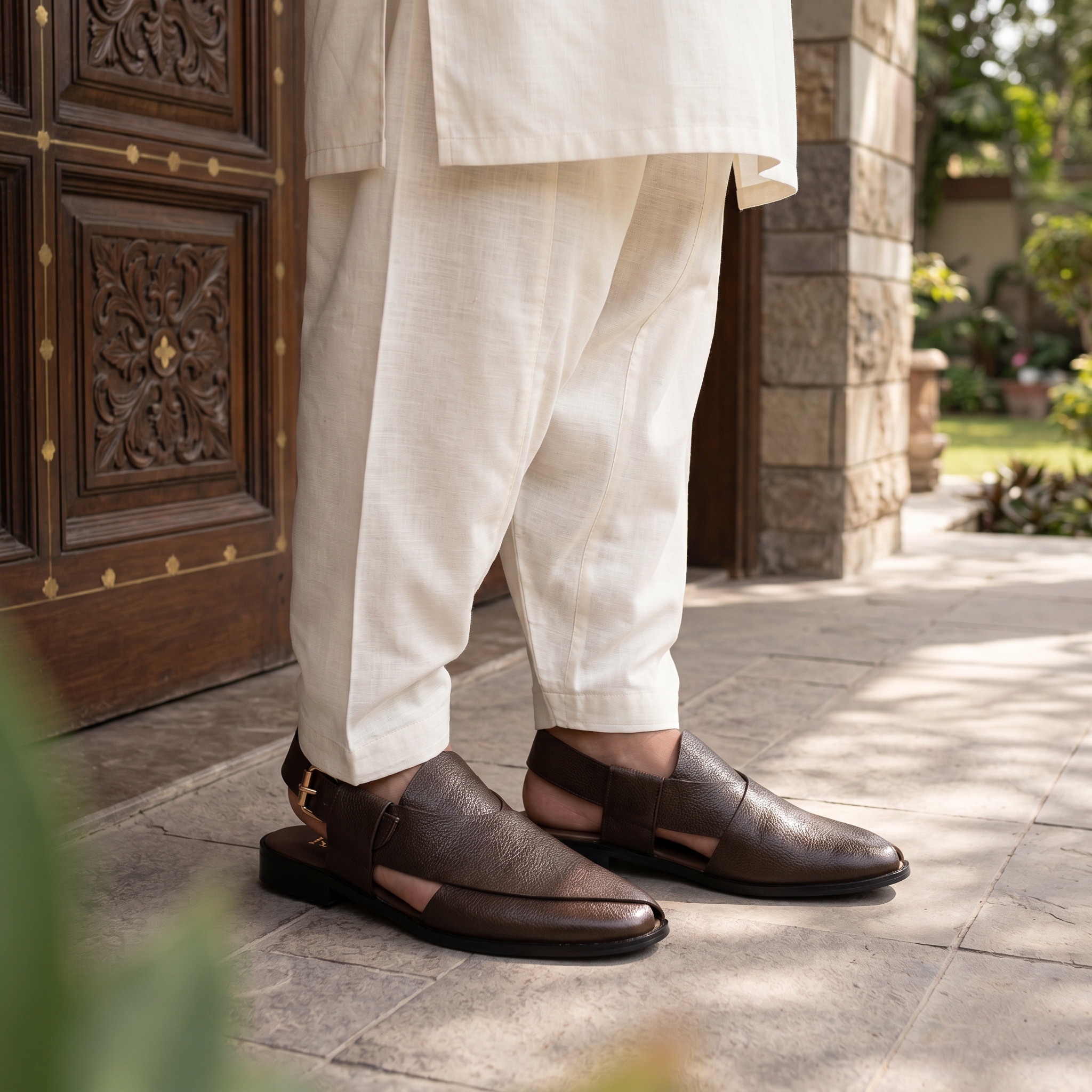 Peshawari Sandal Khaki 0141370