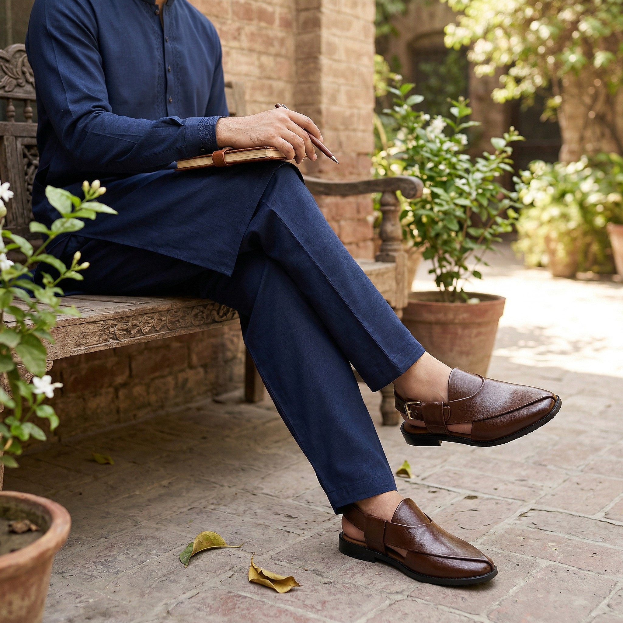 Peshawari Sandal Brown 0141378