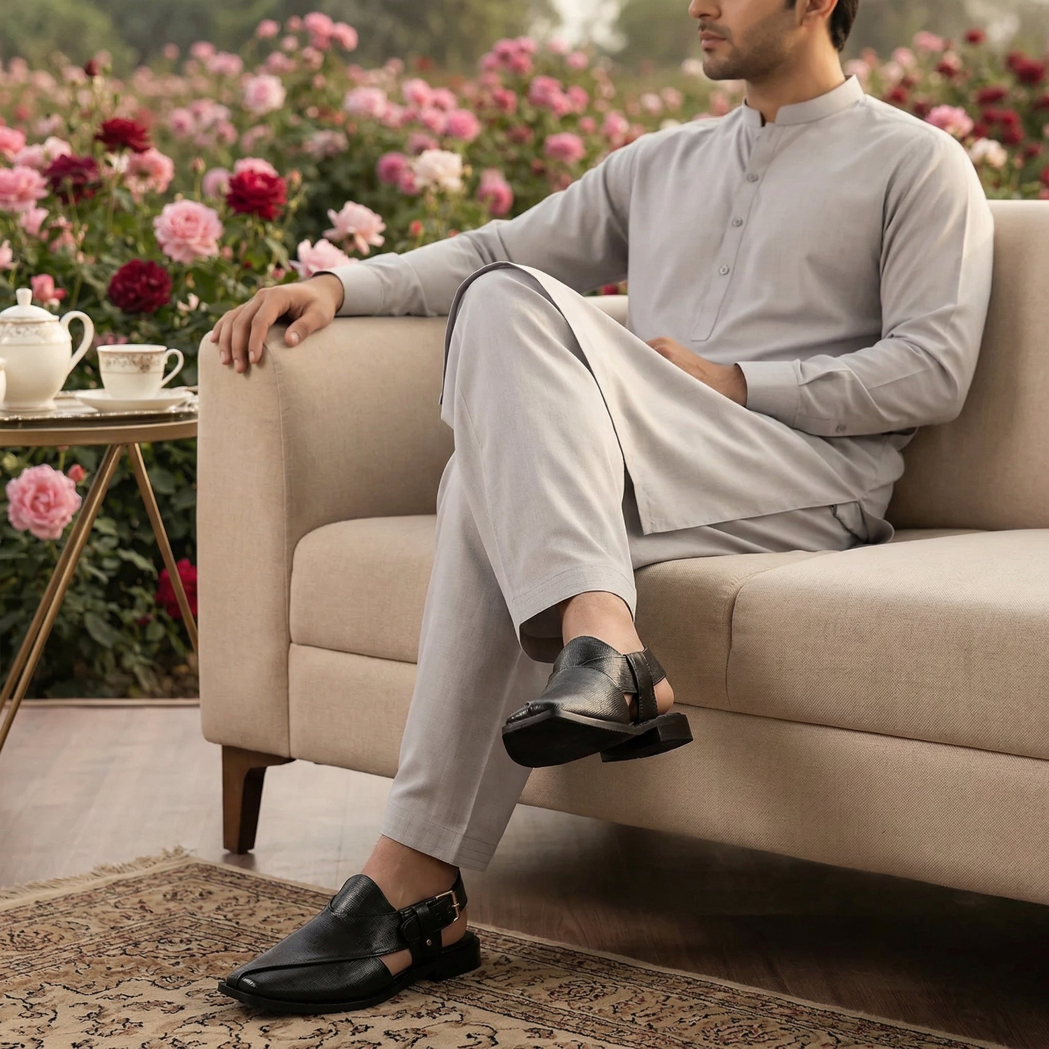 Peshawari Sandal Black 0141389