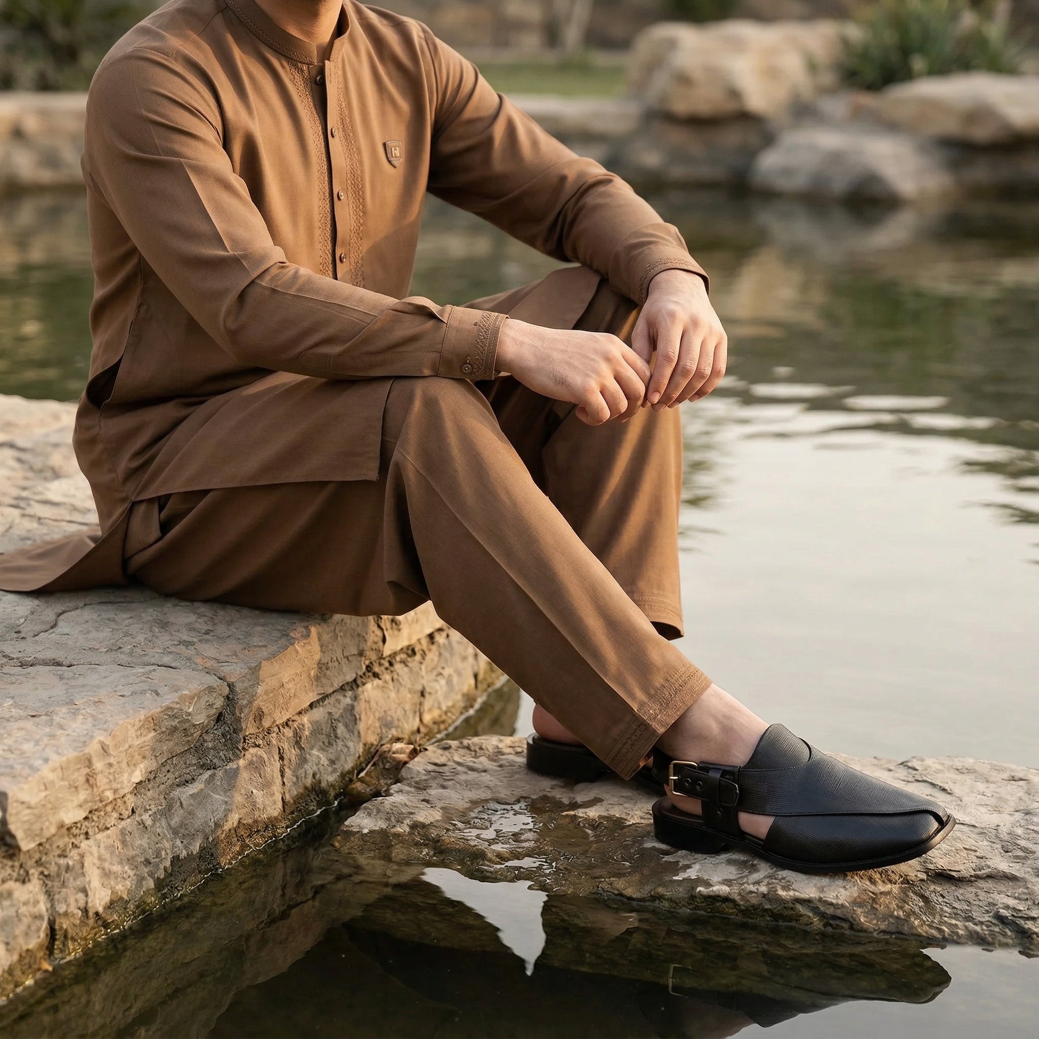 Peshawari Sandal Brown 0141389