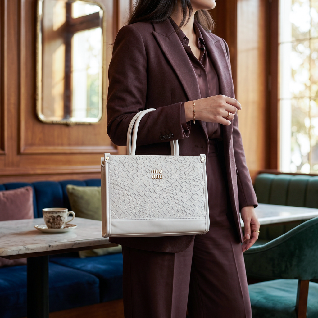 Casual Hand Bag White 0322291