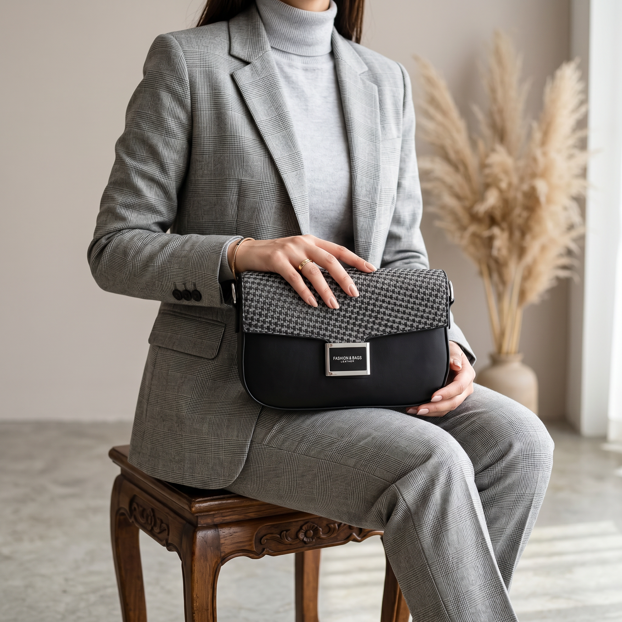Casual Hand Bag Black 0322295