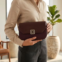 Casual Hand Bag Dark Brown 0322296