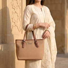 Casual Hand Bag Khaki 0322299
