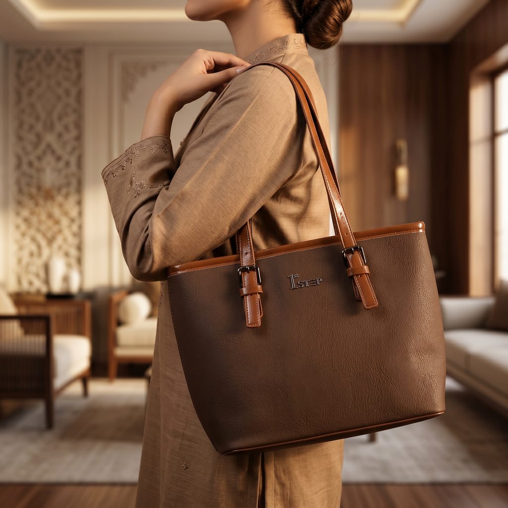 Casual Hand Bag Dark Brown 0322300
