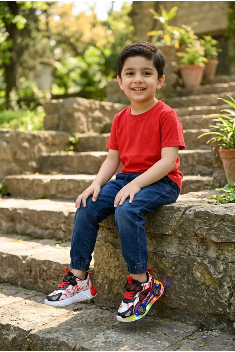 Boy Jogger Shoes Red 650650