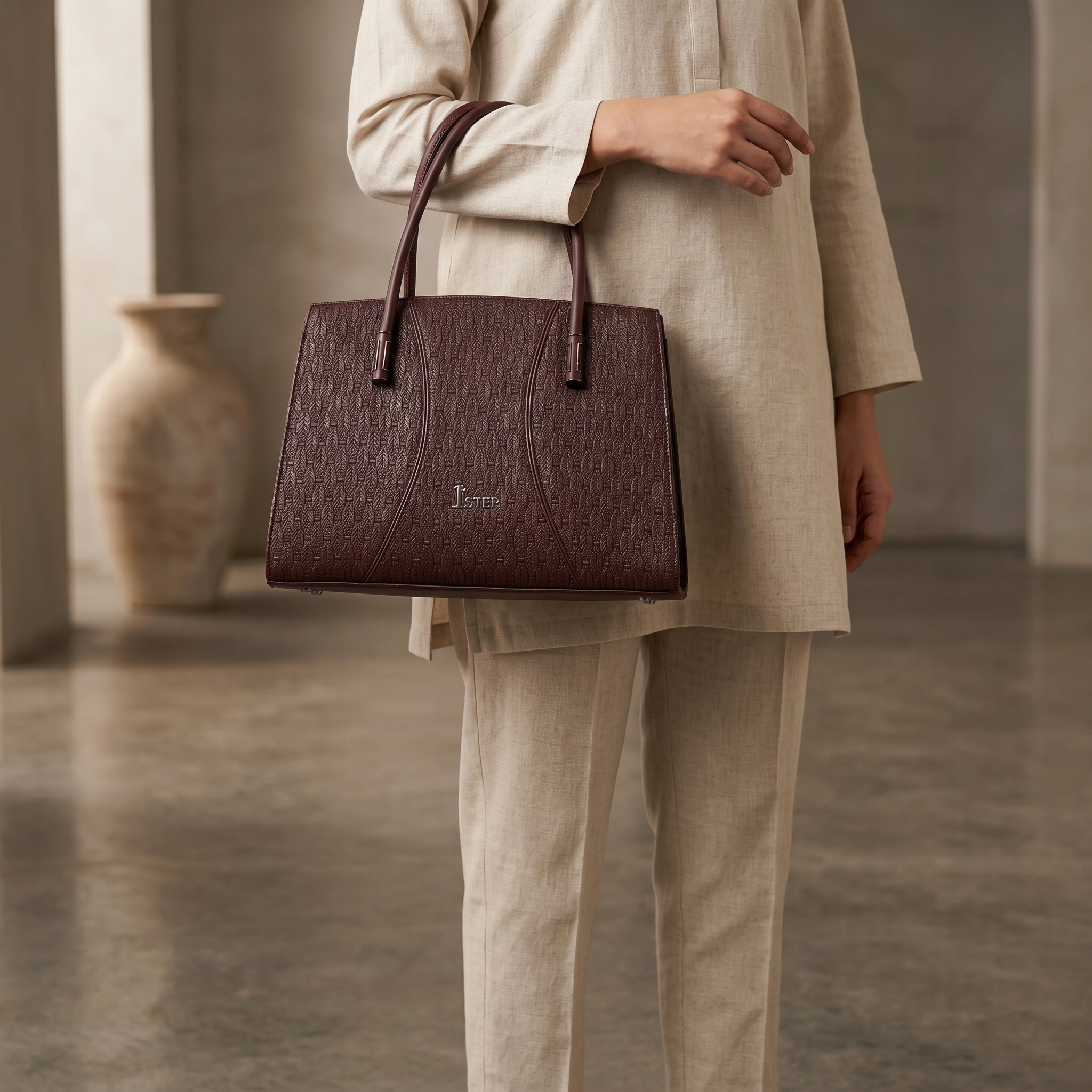 Casual Shoulder Bag Brown 0331761