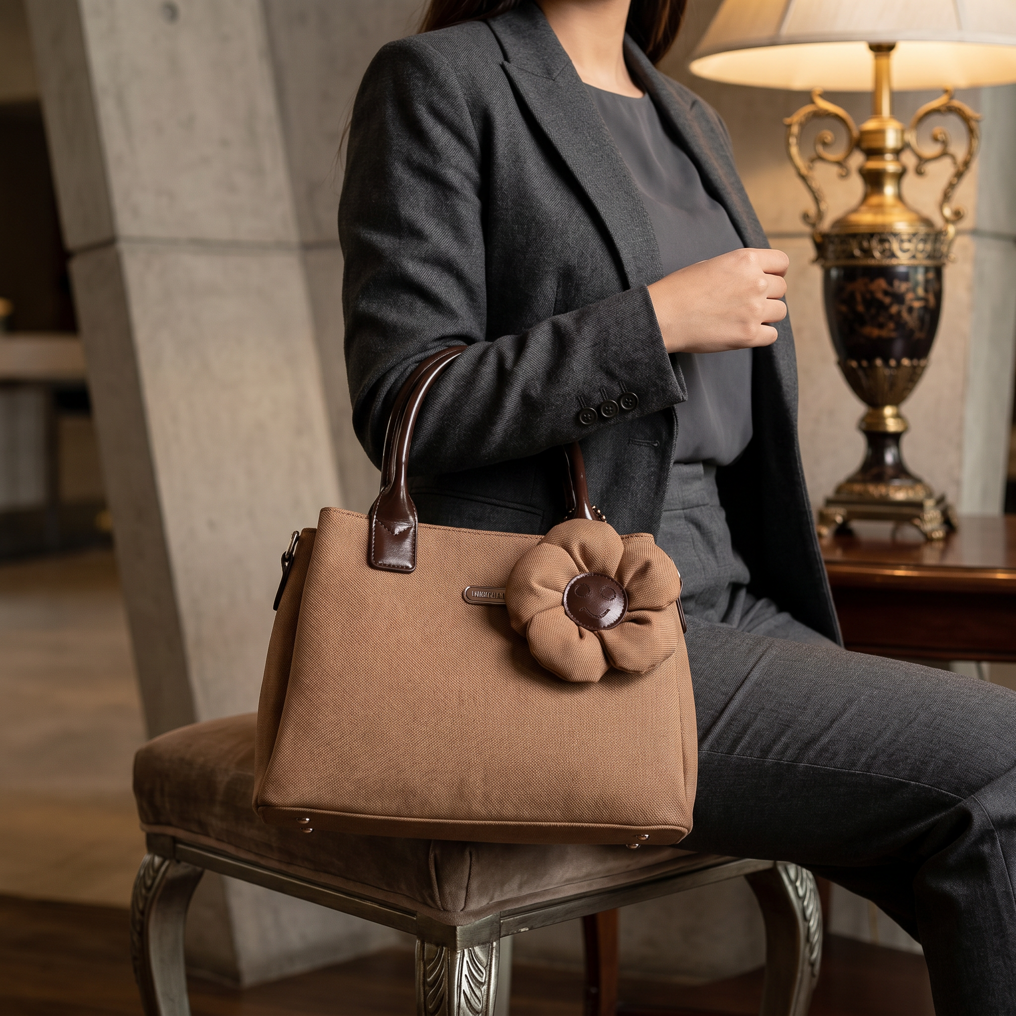 Casual Shoulder Bag Beige 0331764