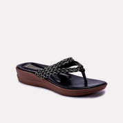 Black Fancy Flip Flop 0412159