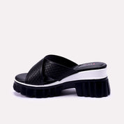 Mary Black Crisscross Slippers 0412277