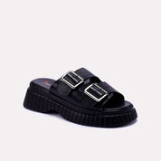 Black Minimalist Formal Slipper 0412369