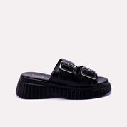 Black Minimalist Formal Slipper 0412369