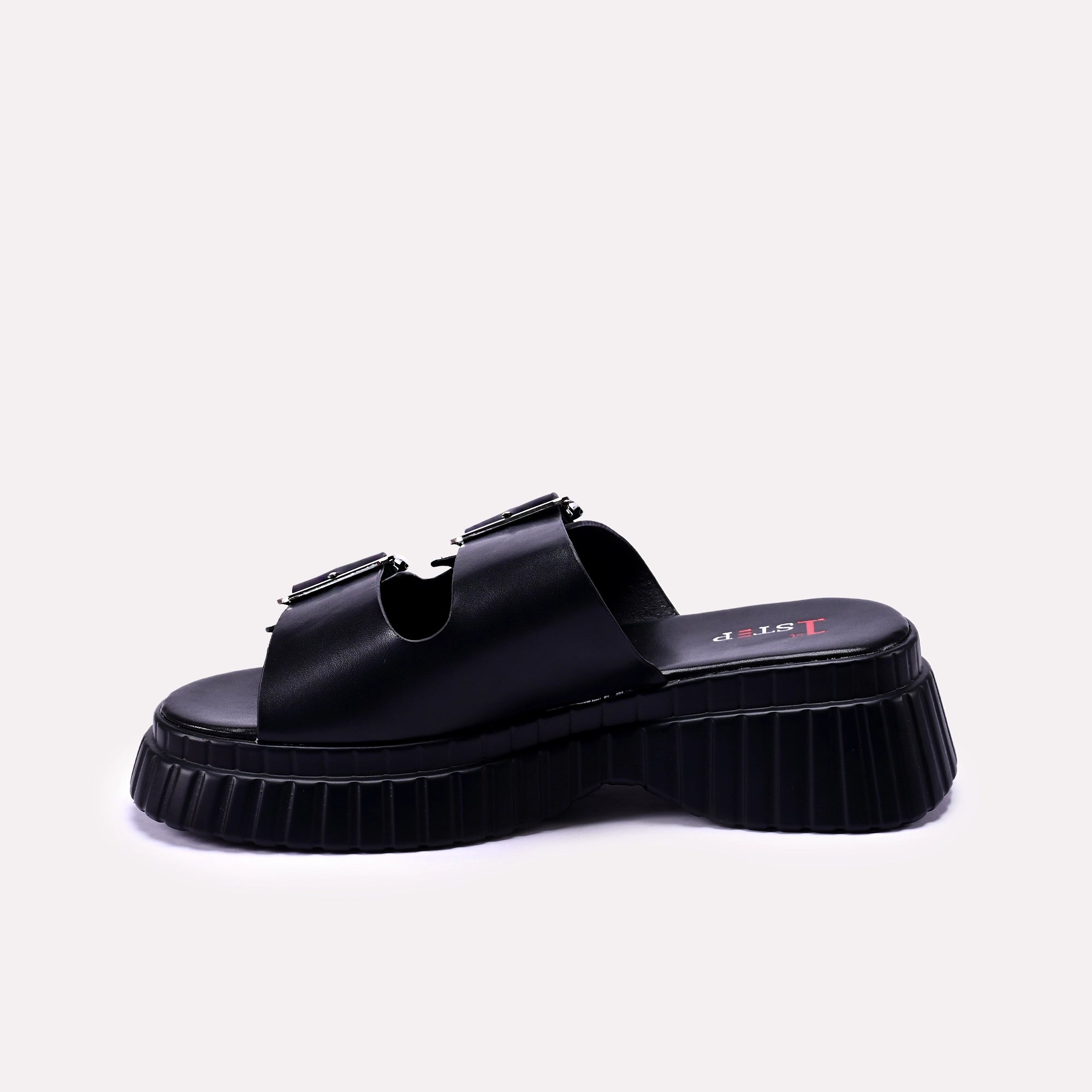 Black Minimalist Formal Slipper 0412369