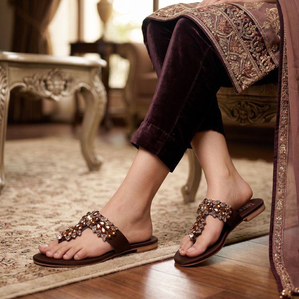 Fancy Slipper Brown 0413706