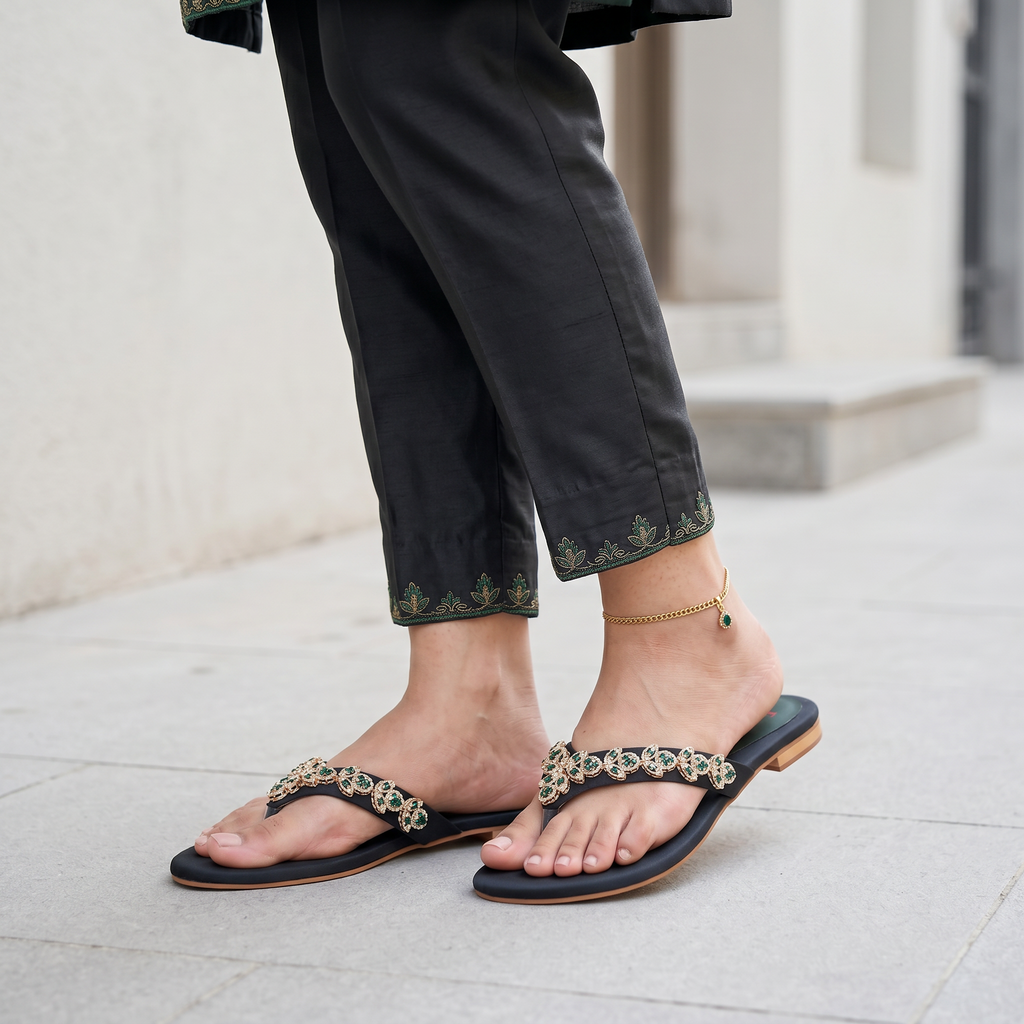 Fancy Slipper Green 0413764