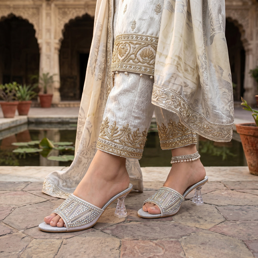 Bridal Slipper Silver 0413766