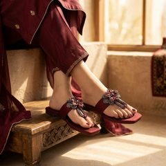 Fancy Slipper Maroon 0413799