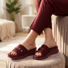 Casual Slipper Maroon 0414032