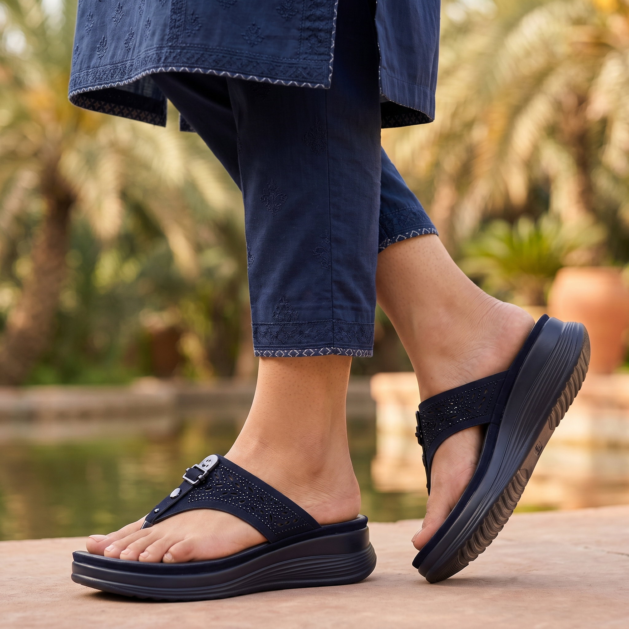 Casual Slipper Blue 0414033