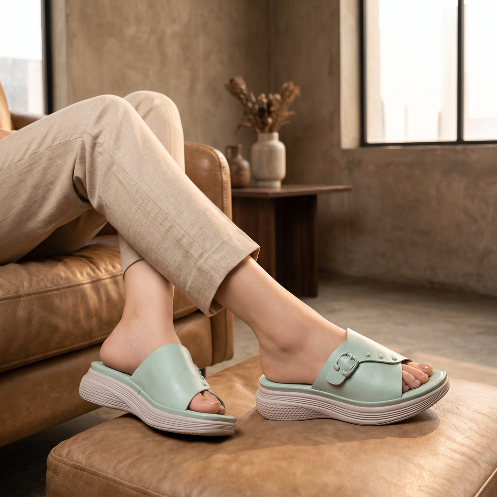 Casual Slipper Green 0414043