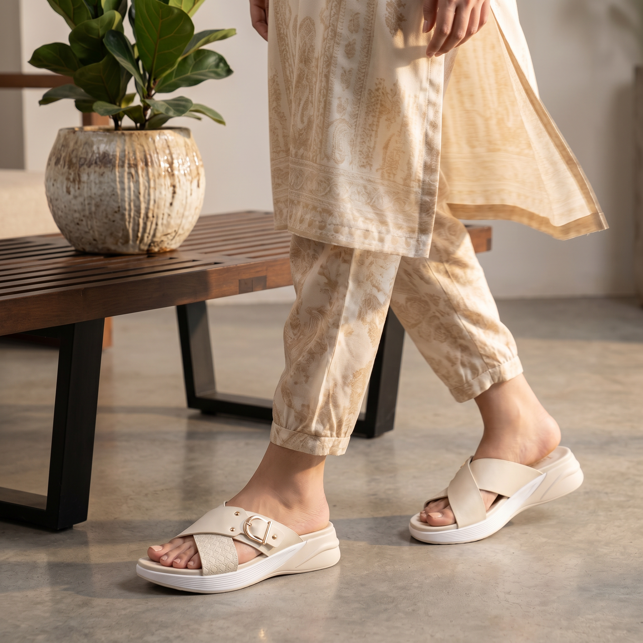 Casual Slipper Fawn 0414052