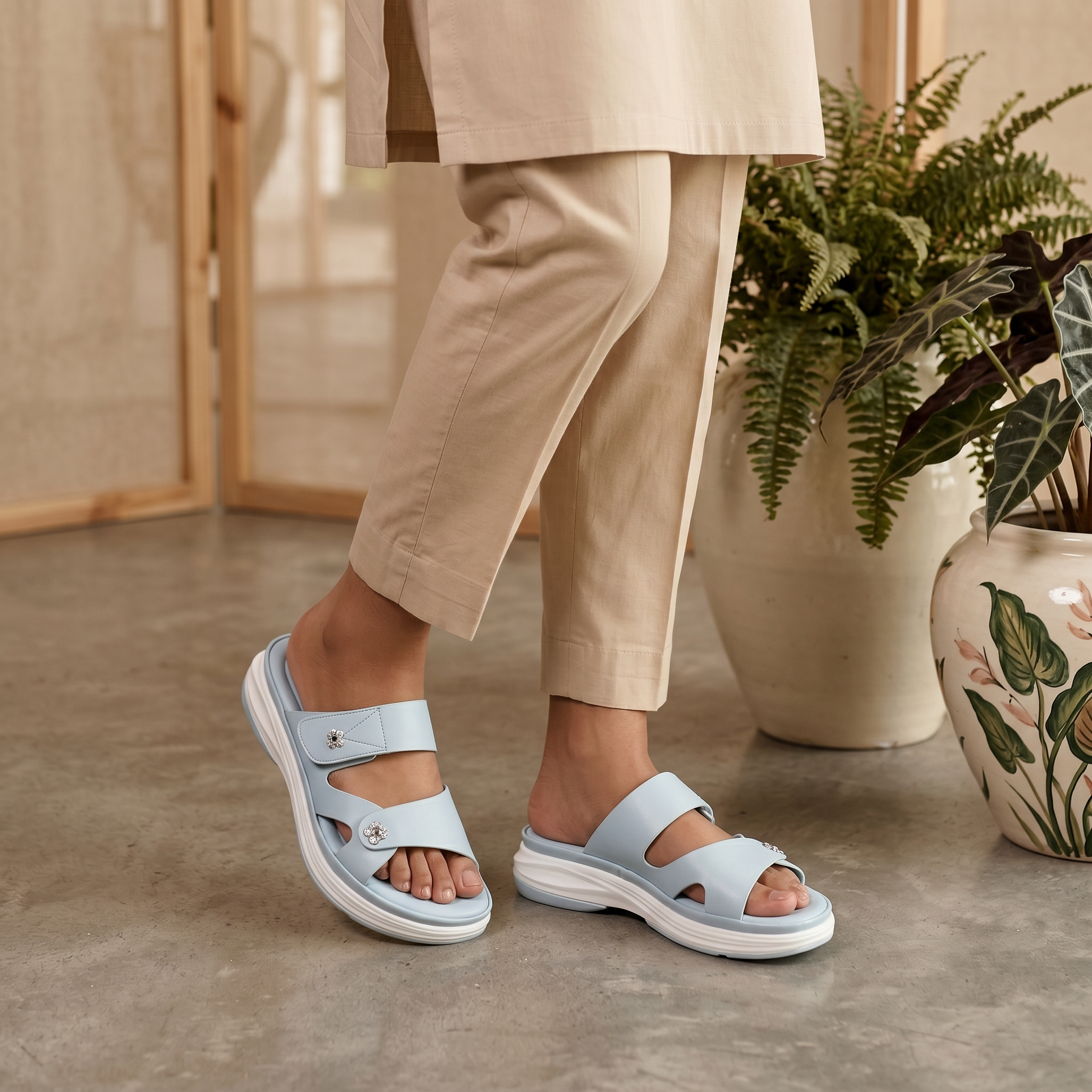 Casual Slipper Blue 0414070