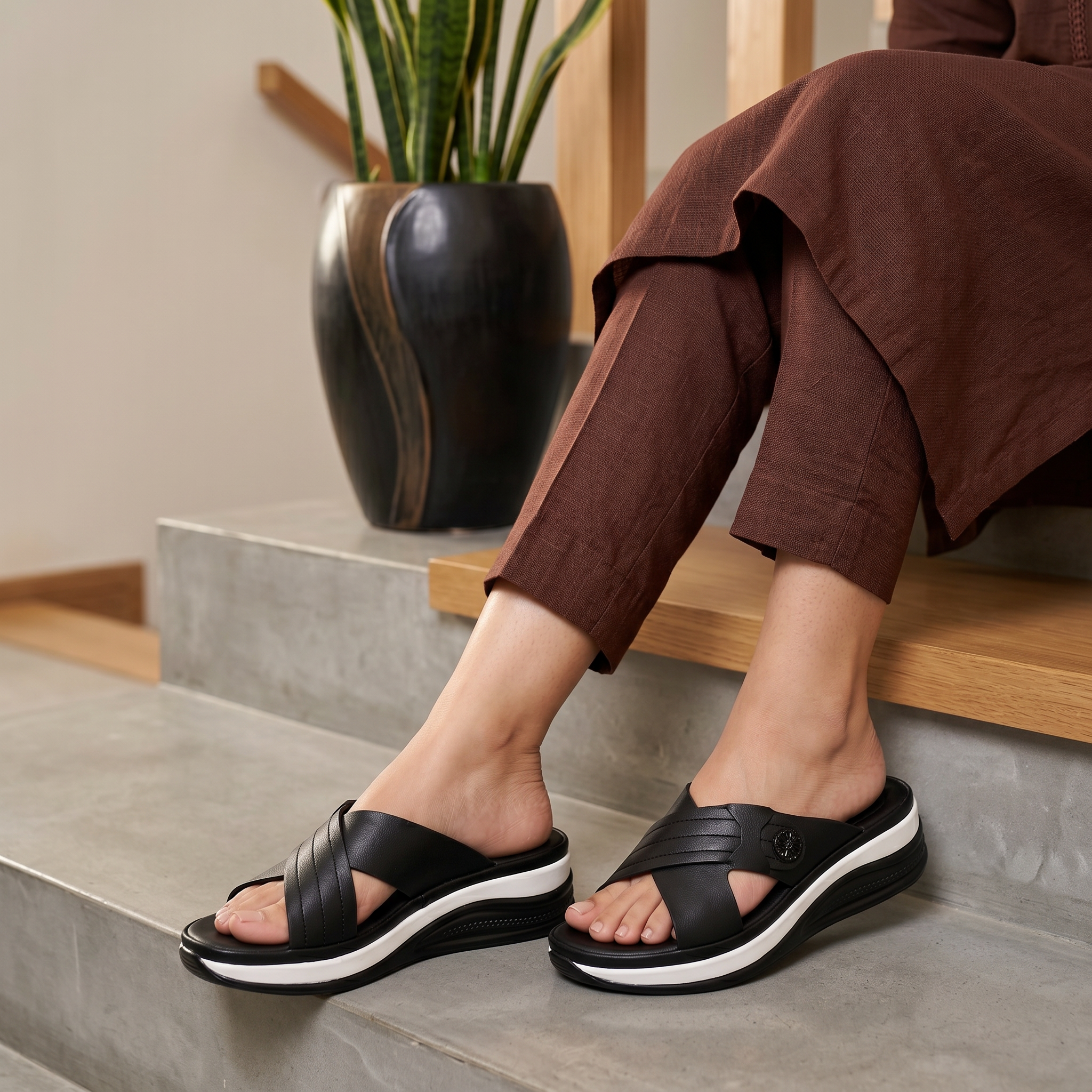 Casual Slipper Black 0414071