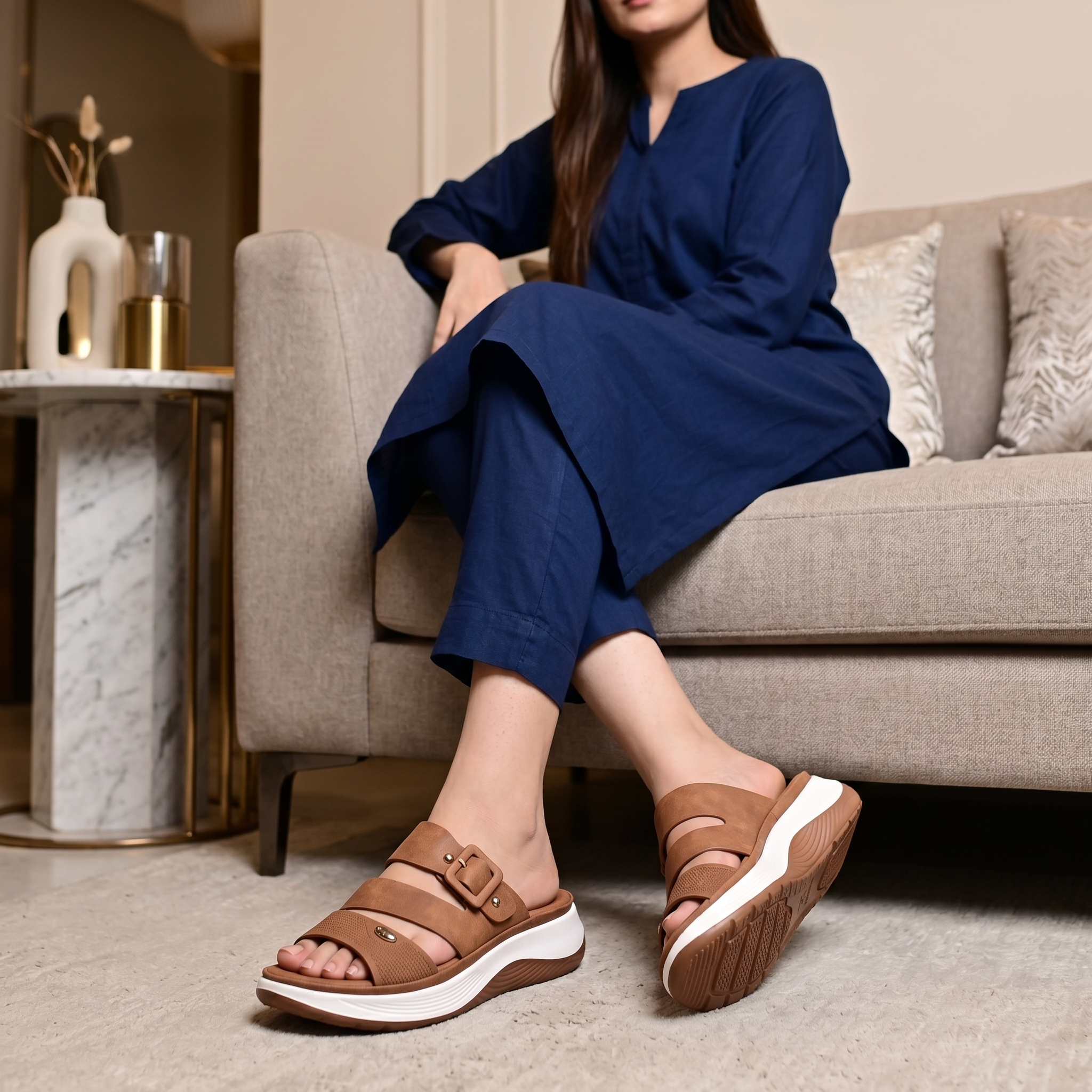 Casual Slipper Brown 0414074
