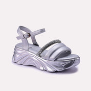 Silver Thick Fancy Sandal 0421196