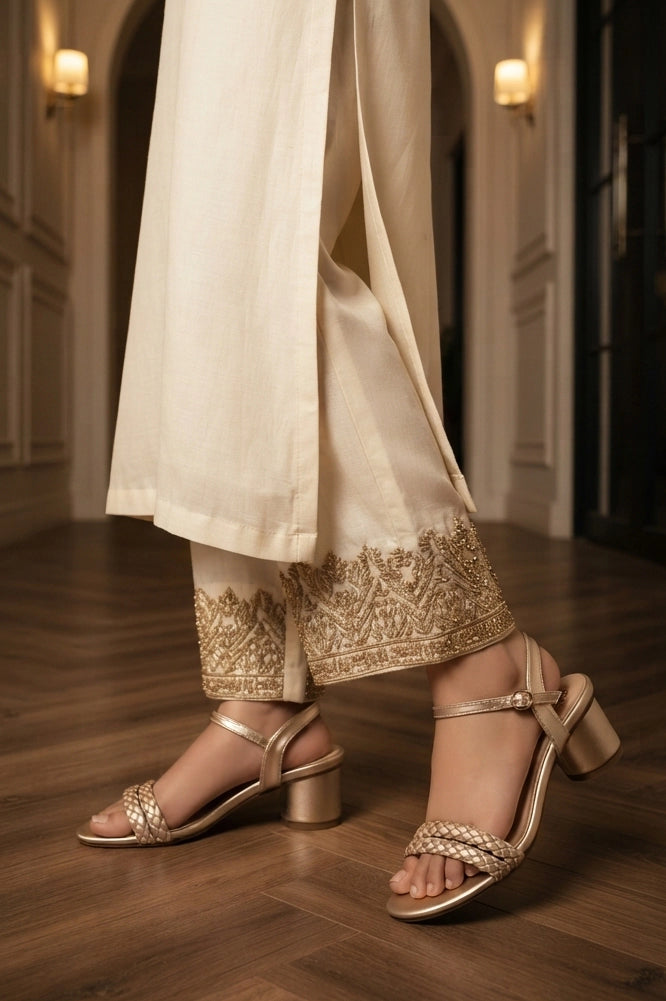 Fancy Sandal Golden 0421715