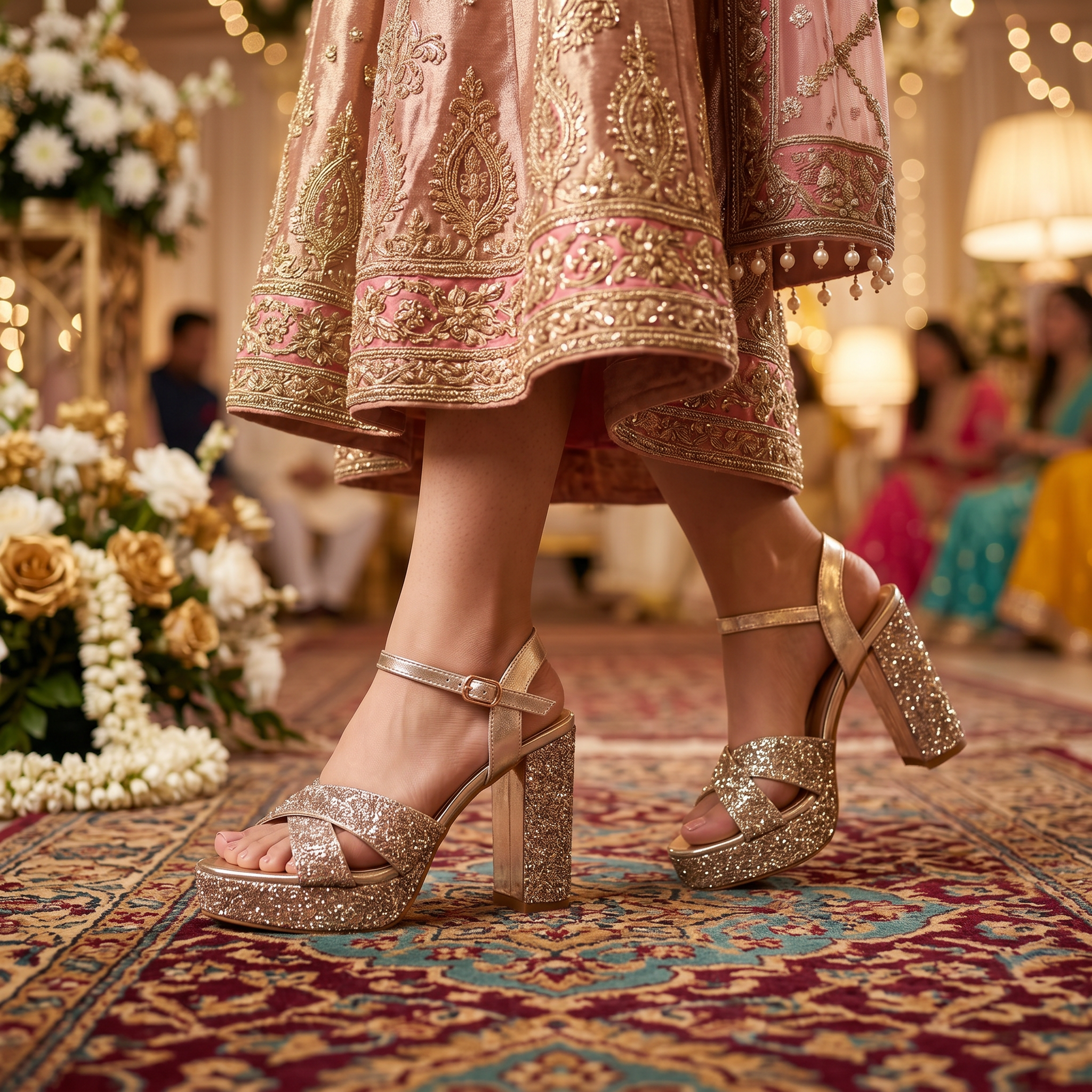 Bridal Sandal Golden 0421834