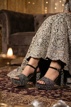 Bridal Sandal Black 0421836