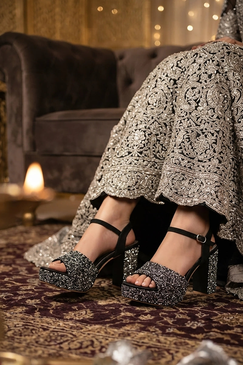 Bridal Sandal Black 0421836